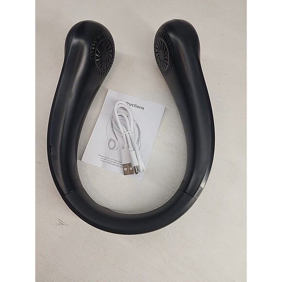 Portable USB Rechargeable Mini Neck Wearable Cooling Air Conditioner Fan M5 Wind - Picture 5 of 9